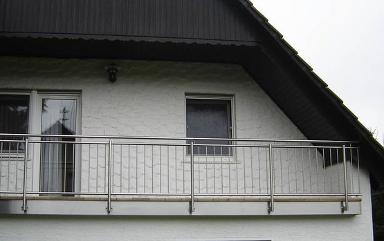 Edelstahlgeländer am Balkon